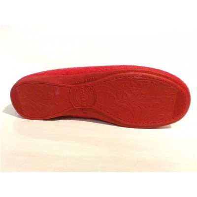 Zapatillas de casa toalla algodon cerrada Cosdam 553 Rojo