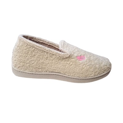 Zapatillas cerradas Pluma Flex 12313 Toalla algodón Gris Zapatillas cerradas Pluma Flex 12313 Toalla algodón Gris