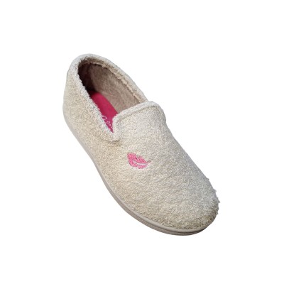 Zapatillas cerradas Pluma Flex 12313 Toalla algodón Gris Zapatillas cerradas Pluma Flex 12313 Toalla algodón Gris