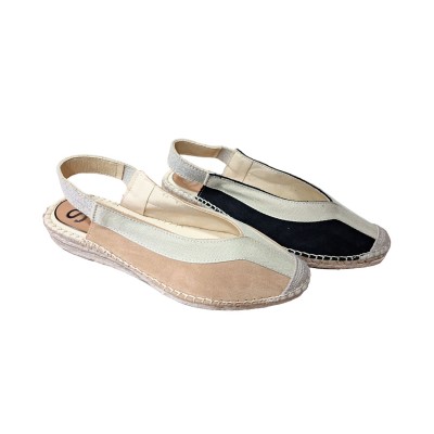 Alpargatas Salvi 332016 Vitelo Camel y Negro