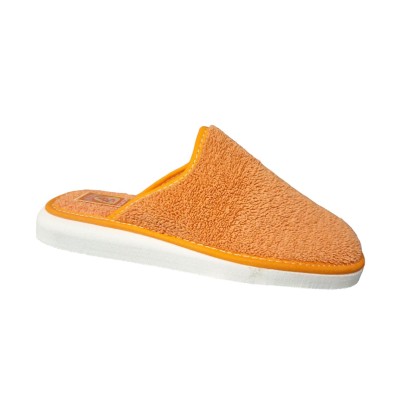 Zapatillas de casa toalla algodón Andinas Naranja