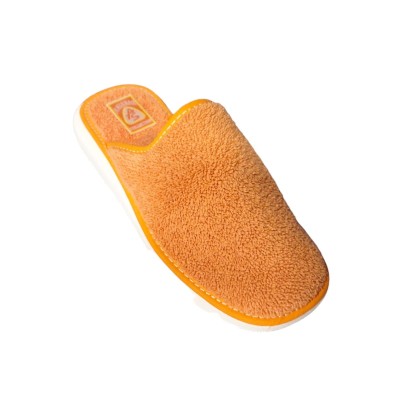 Zapatillas de casa toalla algodón Andinas Naranja