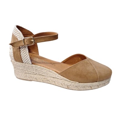 Alpargatas valencianas Cabrera 54S-3 Suede Tostado