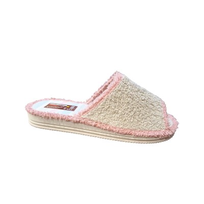 Zapatillas casa puntera abierta Muyter 9 Toalla Crudo Zapatillas casa puntera abierta Muyter 9 Toalla Crudo