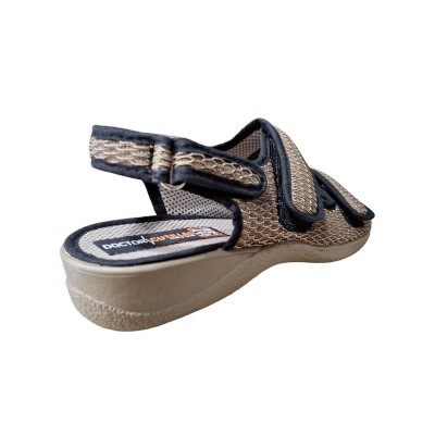 Sandalias / Zapatillas Ancho Especial Doctor Cutillas 21742 Red Tostado media cuña Sandalias / Zapatillas Ancho Especial Doctor Cutillas 21742 Red Tostado media cuña