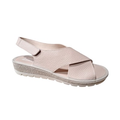 Sandalias de piel Doctor Cutillas 35310 tiras cruzadas Nude