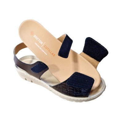 Sandalias Doctor Cutillas 36139 Velcro Marino plantilla extraíble Sandalias Doctor Cutillas 36139 Velcro Marino plantilla extraíble