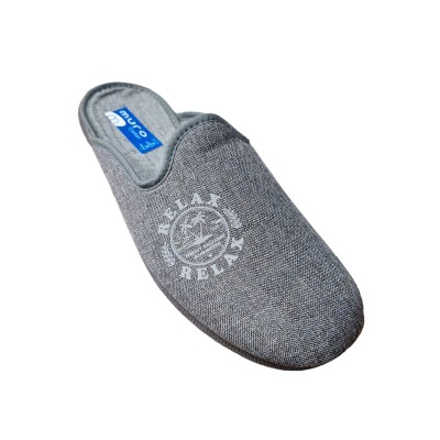 Zapatillas tela algodón Muro 987 Escudo Gris 2