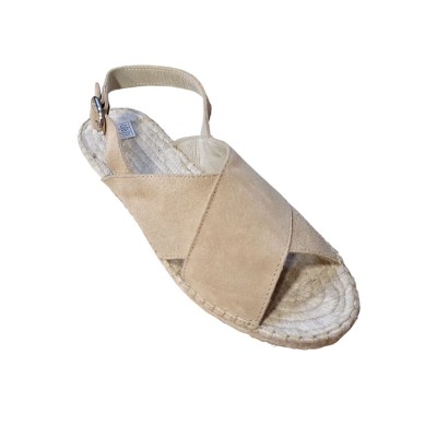 Alpargatas piel Pasfor 73 Cruzadas Beige 2 Alpargatas piel Pasfor 73 Cruzadas Beige 2