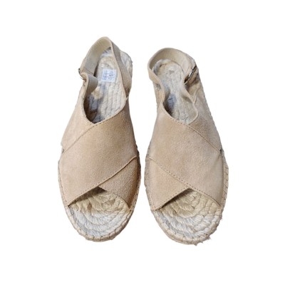 Alpargatas piel Pasfor 73 Cruzadas Beige 3 Alpargatas piel Pasfor 73 Cruzadas Beige 3
