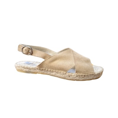 Alpargatas piel Pasfor 73 Cruzadas Beige Alpargatas piel Pasfor 73 Cruzadas Beige