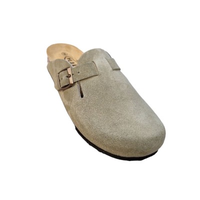 Zuecos con hebilla Plakton Kaki 2
