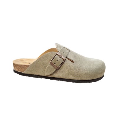 Zuecos con hebilla Plakton Kaki