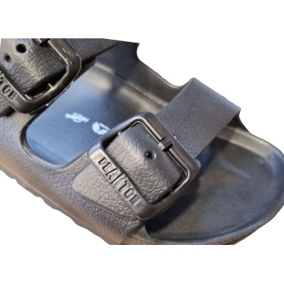 Zueco Eva Plakton Wanda Negro detalle hebilla Zueco Eva Plakton Wanda Negro detalle hebilla