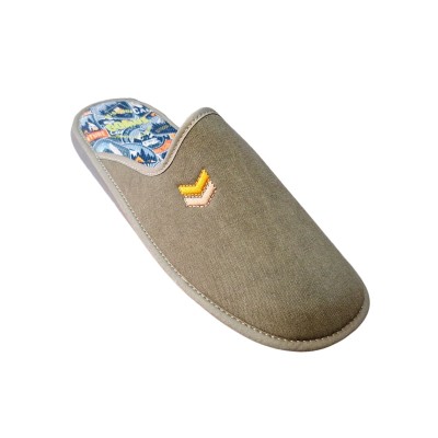 Zapatillas Niagara 680 Gomus Tela algodón Kaki 2 Zapatillas Niagara 680 Gomus Tela algodón Kaki 2