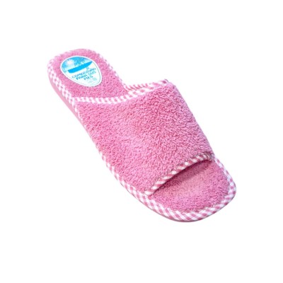 Zapatillas casa Moda España V1235 rizo americano abierta Fucsia 3 Zapatillas casa Moda España V1235 rizo americano abierta Fucsia 3