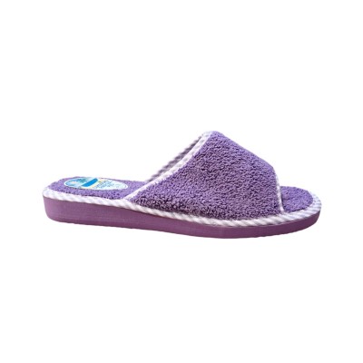Zapatillas casa Moda España V1235 rizo americano abierta Morado Zapatillas casa Moda España V1235 rizo americano abierta Morado