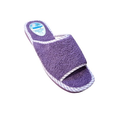 Zapatillas casa Moda España V1235 rizo americano abierta Morado 2 Zapatillas casa Moda España V1235 rizo americano abierta Morado 2