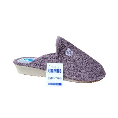Zapatillas con cuña Niagara 432 Gomus Rizo Silenciosas Berenjena Zapatillas con cuña Niagara 432 Gomus Rizo Silenciosas Berenjena