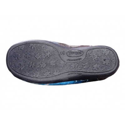 Zapatillas casa para niños con velcro Natalia Superheroes Spider piso de goma Zapatillas casa para niños con velcro Natalia Superheroes Spider piso de goma