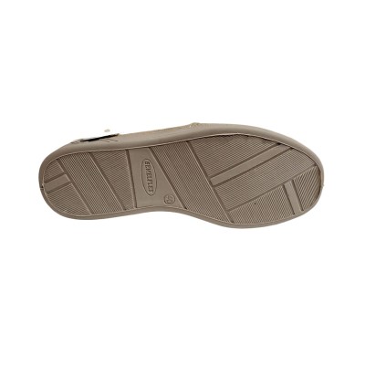 Zapatillas Manoletinas La Cadena 28202 Lona Velcro Beige piso goma flexible Zapatillas Manoletinas La Cadena 28202 Lona Velcro Beige piso goma flexible