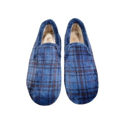 Zapatillas cerradas Vulca Bicha 637 Paño Cuadros Marino Zapatillas cerradas Vulca Bicha 637 Paño Cuadros Marino
