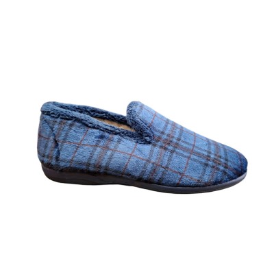 Zapatillas cerradas Vulca Bicha 637 Paño Cuadros Marino 2 Zapatillas cerradas Vulca Bicha 637 Paño Cuadros Marino 2