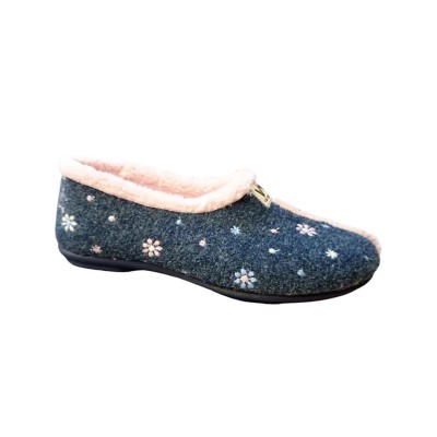 Zapatillas Vulca Bicha 4308 Paño Flores Marino 2 Zapatillas Vulca Bicha 4308 Paño Flores Marino 2
