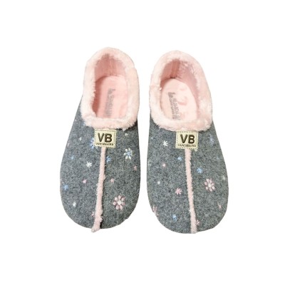 Zapatillas Vulca Bicha 4308 Paño Flores Gris Zapatillas Vulca Bicha 4308 Paño Flores Gris