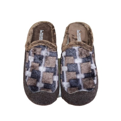 Zapatillas Vulca-Bicha 867 Dacha Cuadros Marrón Zapatillas Vulca-Bicha 867 Dacha Cuadros Marrón