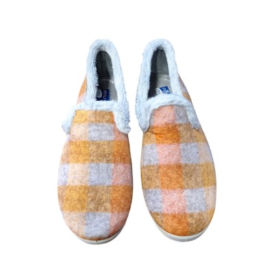 Zapatillas casa paño suave Muro 4600 Cuadros Yema Zapatillas casa paño suave Muro 4600 Cuadros Yema