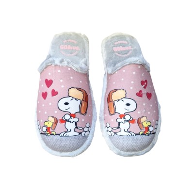 Zapatillas de casa Niágara  6912 Piso Gomus Snoopy Rosa