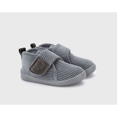 Igor Barefoot Zapatillas Homie Pana Gris cierre adherente Igor Barefoot Zapatillas Homie Pana Gris cierre adherente