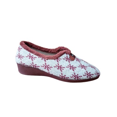 Zapatillas cuña alta Muyter 770 Punto estrella Burdeos Zapatillas cuña alta Muyter 770 Punto estrella Burdeos