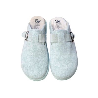 Zapatillas casa Salvi Elfo Zueco Hebilla Aguamar Cómodas Zapatillas casa Salvi Elfo Zueco Hebilla Aguamar Cómodas