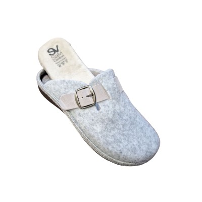 Zapatillas casa Salvi Elfo Zueco Hebilla Hielo Cómodas plantilla extraíble