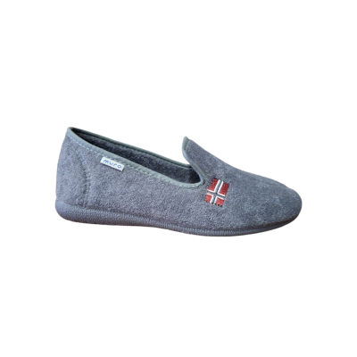 Zapatillas toalla algodón Muro 984 cerrada Antrcita