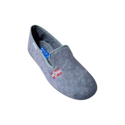 Zapatillas toalla algodón Muro 984 cerrada Antrcita 2