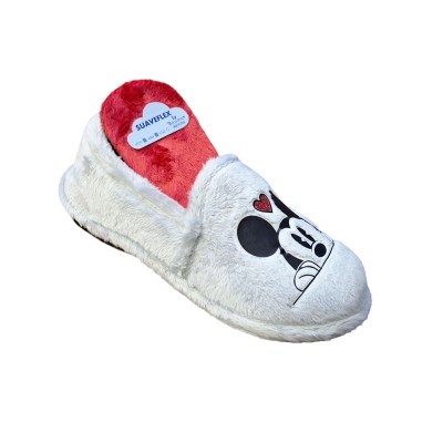 Zapatillas Suaveflex 250 Mickey y Minnie plantilla mullida extraíble Zapatillas Suaveflex 250 Mickey y Minnie plantilla mullida extraíble