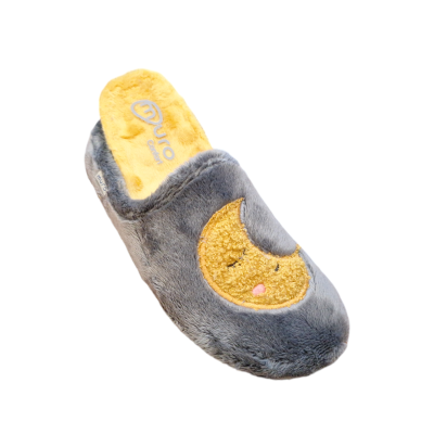 Zapatillas casa Muro 2716 Antracita Luna plantilla extraíble Zapatillas casa Muro 2716 Antracita Luna plantilla extraíble