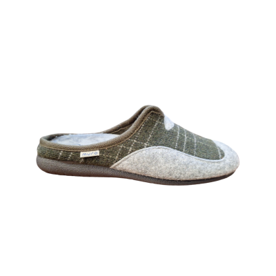 Zapatillas casa Muro 9802 Paño Puntera Kaki Zapatillas casa Muro 9802 Paño Puntera Kaki