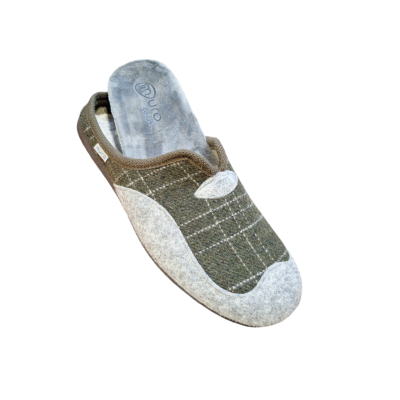 Zapatillas casa Muro 9802 Paño Puntera Kaki plantilla extraíble Zapatillas casa Muro 9802 Paño Puntera Kaki plantilla extraíble