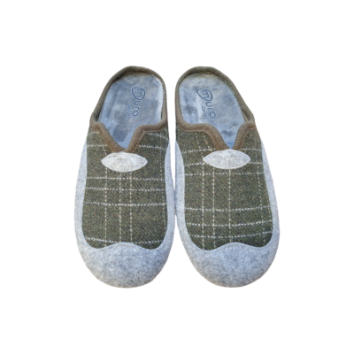 Zapatillas casa Muro 9802 Paño Puntera Kaki Zapatillas casa Muro 9802 Paño Puntera Kaki