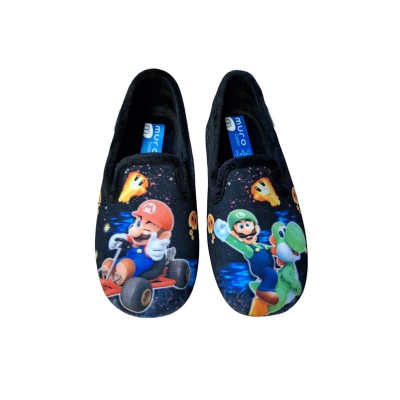 Zapatillas casa niños Muro 9608 Mario y Luigi Zapatillas casa niños Muro 9608 Mario y Luigi