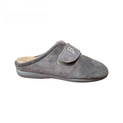 Zapatillas Ancho Especial Vulca Bicha 4660 Suapel Velcro Gris Zapatillas Ancho Especial Vulca Bicha 4660 Suapel Velcro Gris