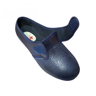 Zapato / Zapatilla Ancho Especial J´ortega 1861 Velcro Licra marino 2 Zapato / Zapatilla Ancho Especial J´ortega 1861 Velcro Licra marino 2