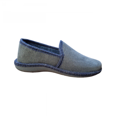 Zapatillas casa J´ortega C233 Confort Flex Paño Cuadrillo Marino Zapatillas casa J´ortega C233 Confort Flex Paño Cuadrillo Marino