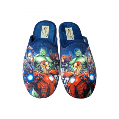 Zapatillas casa divertidas Natalia 6063 Superhéroes
