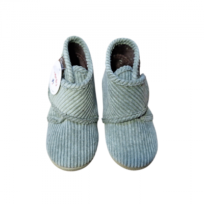 Zapatillas botita velcro Cienta 133049 Pana kaki Zapatillas botita velcro Cienta 133049 Pana kaki