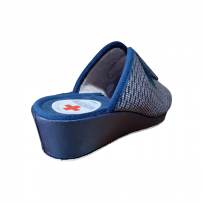 Zapatillas Muyter 1153 paño Ancho Especial Velcro con cuña Zapatillas Muyter 1153 paño Ancho Especial Velcro con cuña